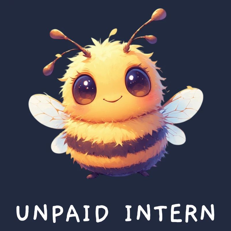 Sweet Bee "Unpaid Intern" Intern Saying