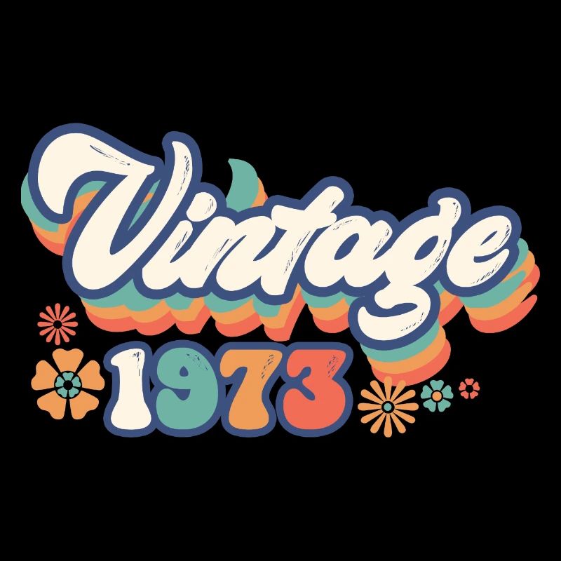 1973 Anniversary 50 years Vintage