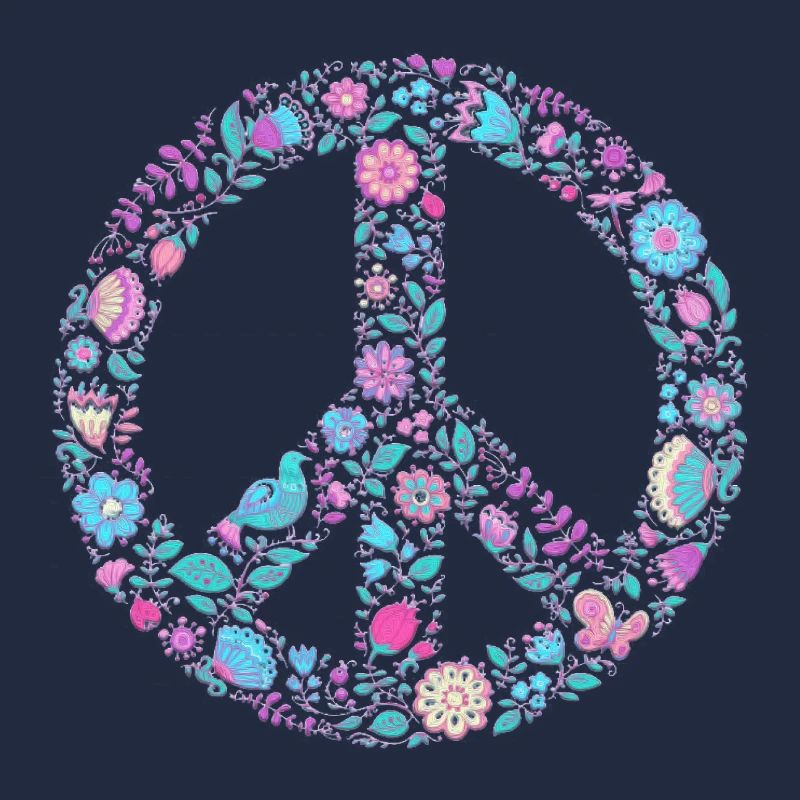 Flower Peace | Peacezeichen Geschenkidee