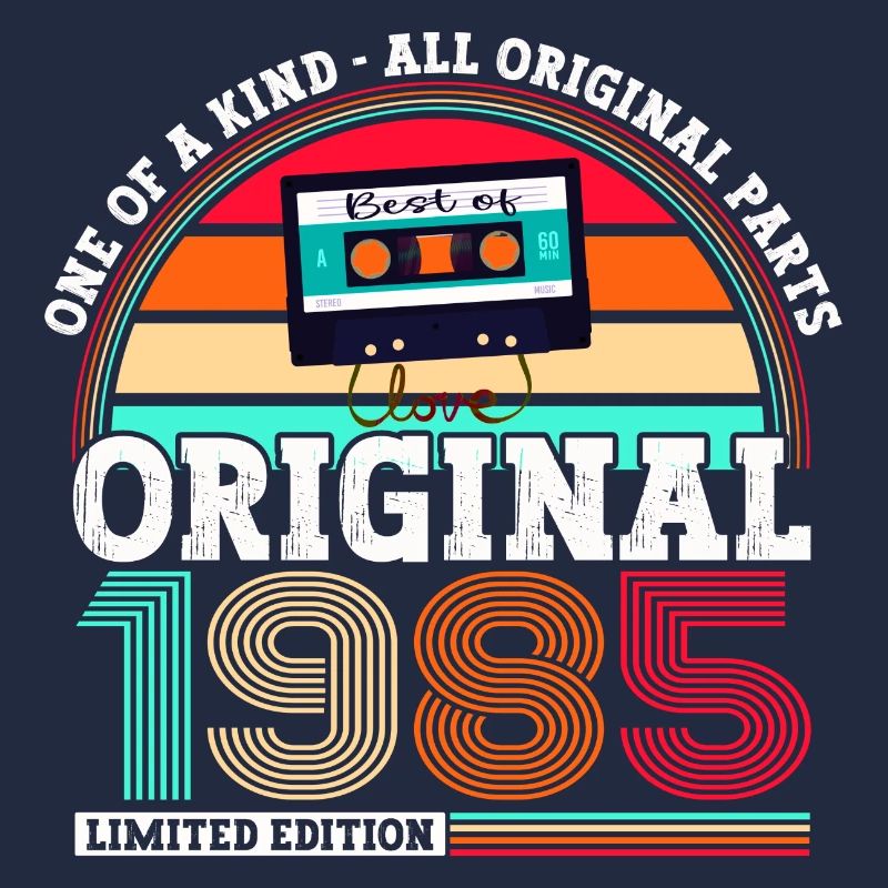 Original 1985 37. Geburtstag Geschenk Herren