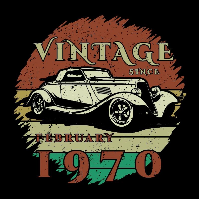 55th Birthday - Classic - Vintage since 02/1970