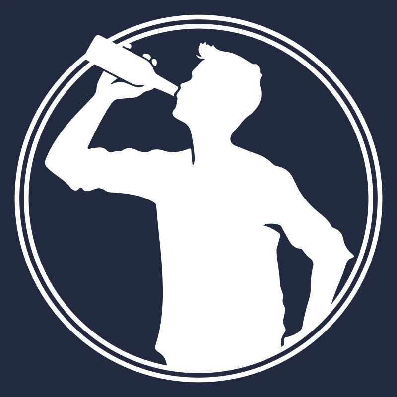 Trinker Bier Silhouette