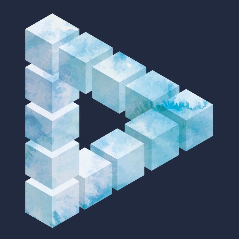 Conception de motif de bloc de glace