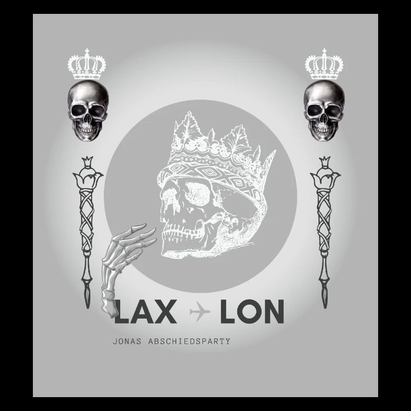 Reisender Skull in Silber