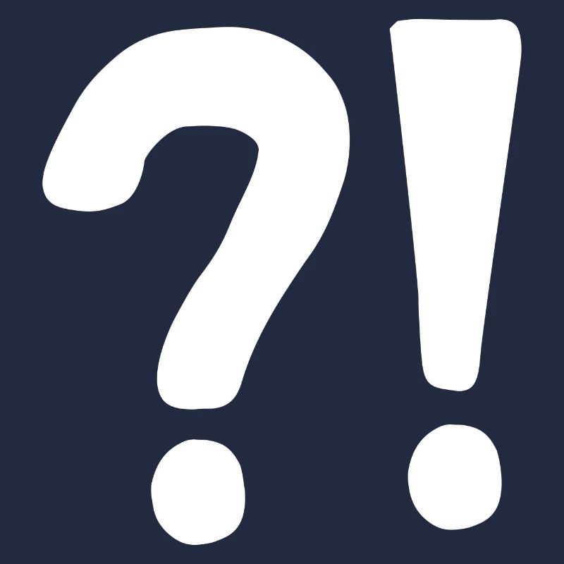 | question mark Exclamation point | | icon Confused