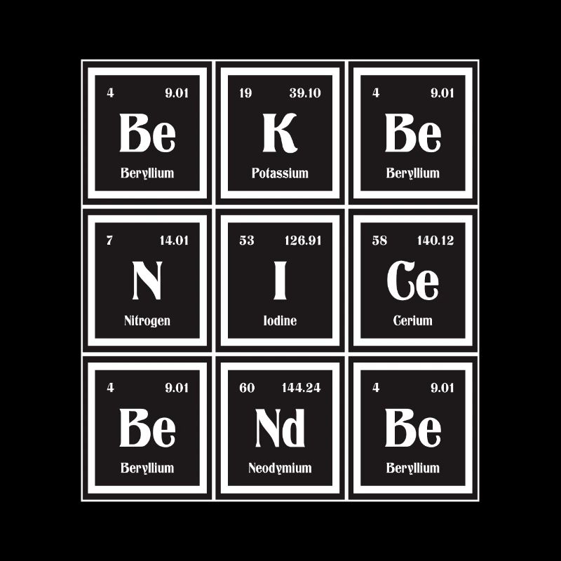 Sei nett Sei freundlich | Periodensystem der Elemente