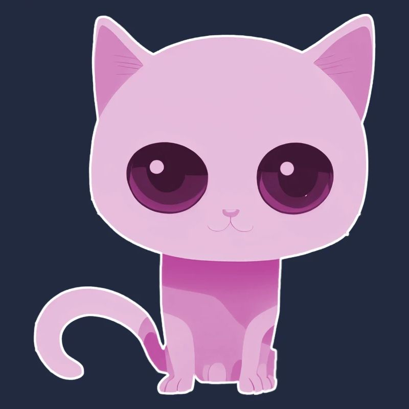 petit chat rose