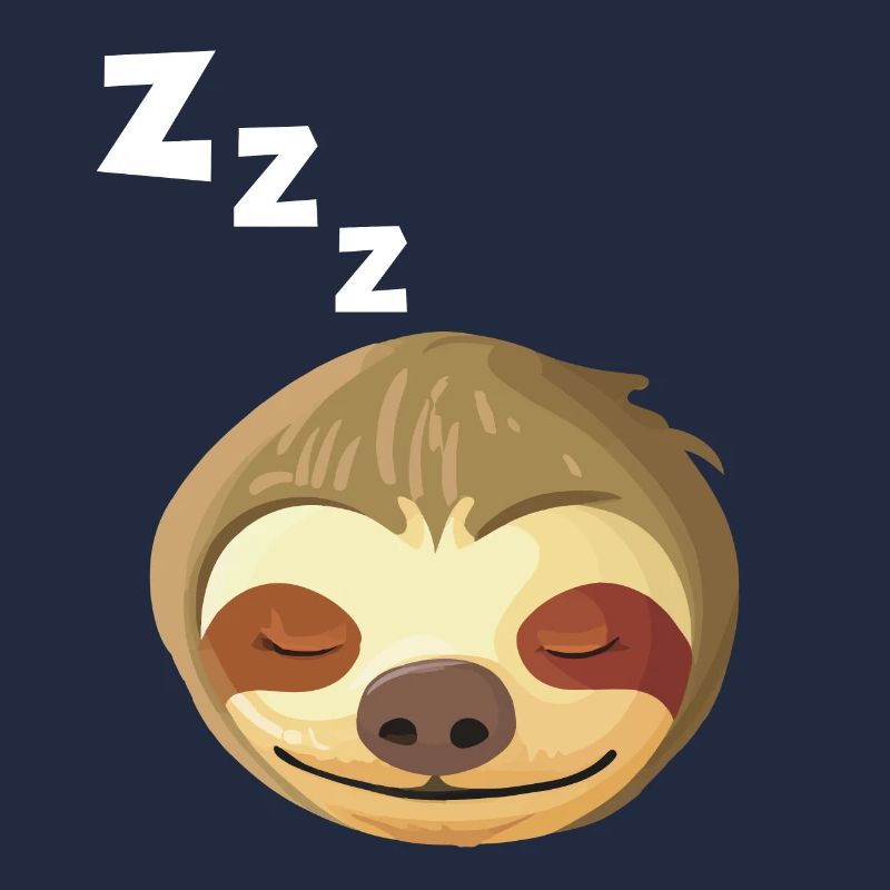 Sleeping Sloth Face