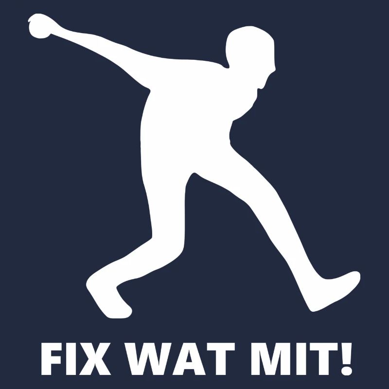 Plattdeutscher Boßel Spruch Fix wat mit - Geschenk