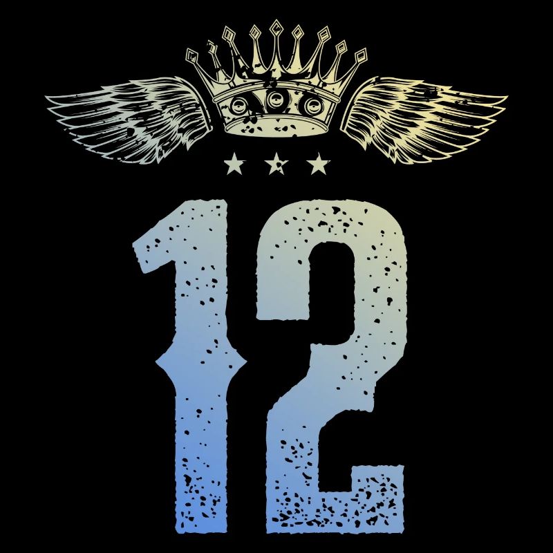 12 Zahl Krone