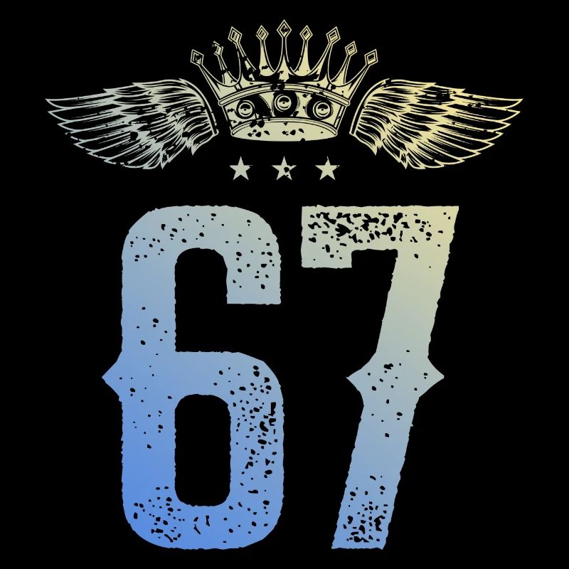 67 Number crown