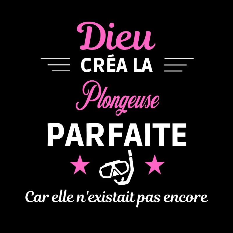 dieu créa la parfaite humour Plongeuse