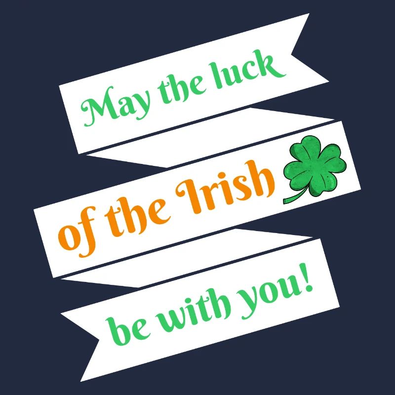 St. Patrick's Day Spruch Glück Kleeblatt Geschenk