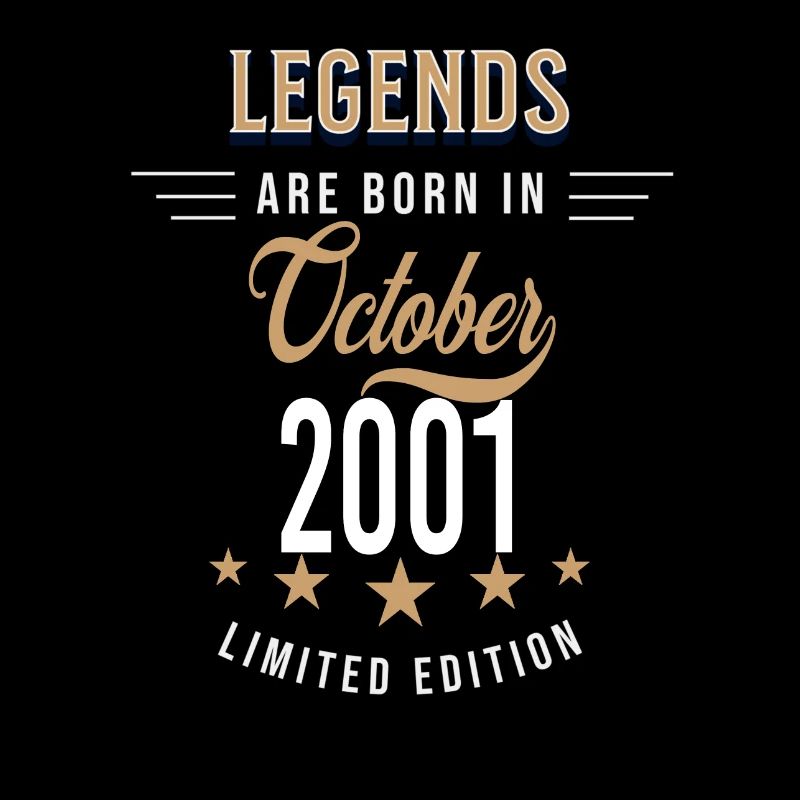 Legends are born in October 2001