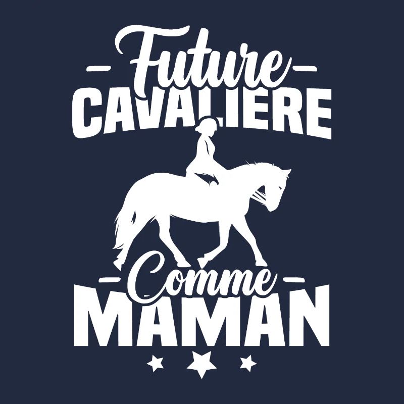 Future cavalière comme maman