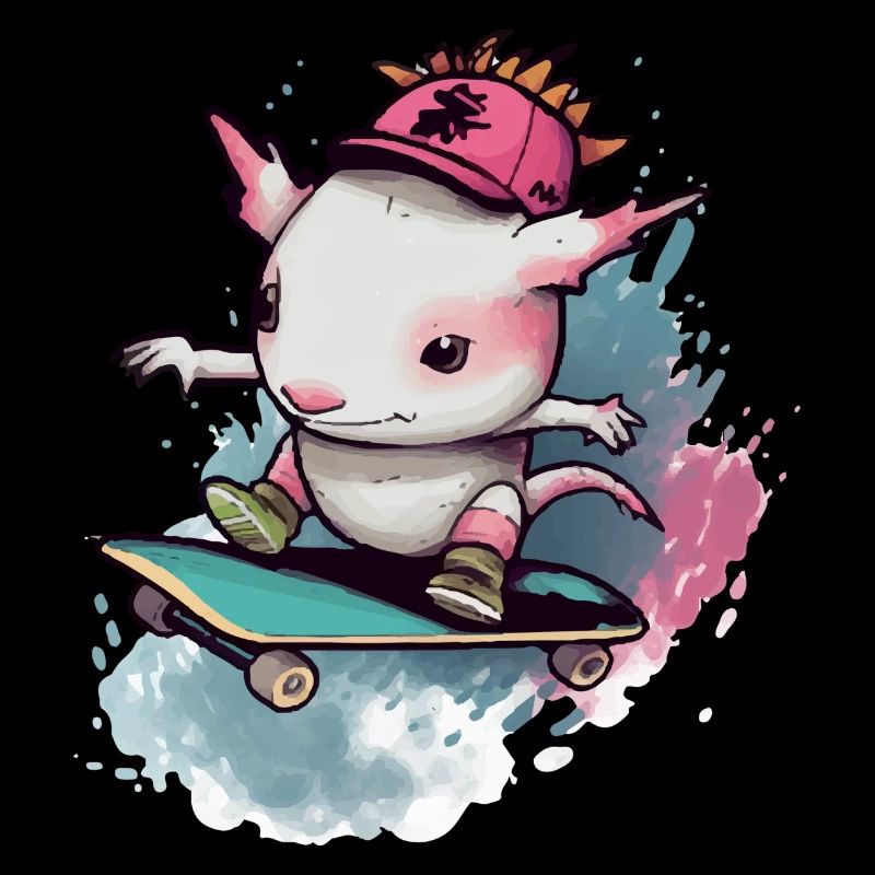 Koki the axolotl