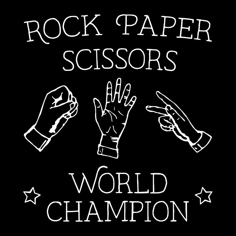 Champion du monde de ciseaux en papier de roche