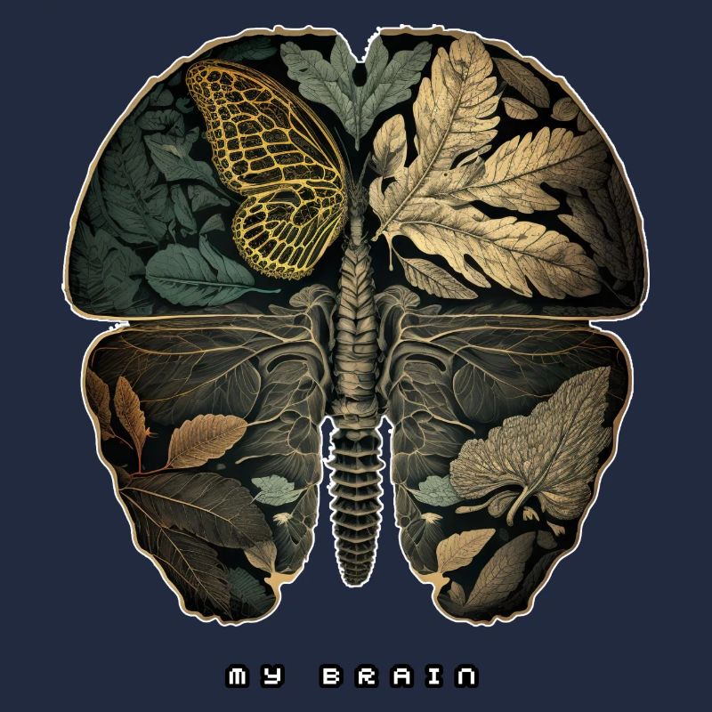 Butterfly Brain votre-Tshirt