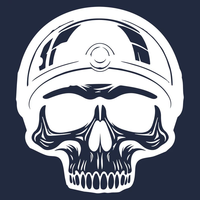 Skelett Biker