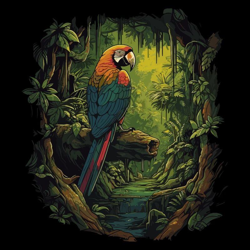 Baby Parrot Bird Macaw Wilderness