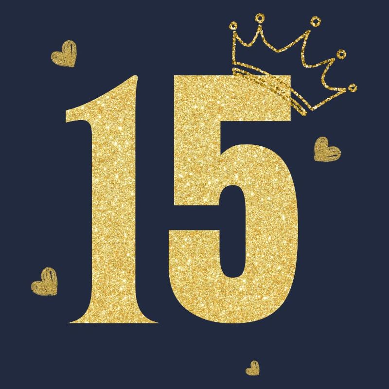 15e anniversaire couronne doré