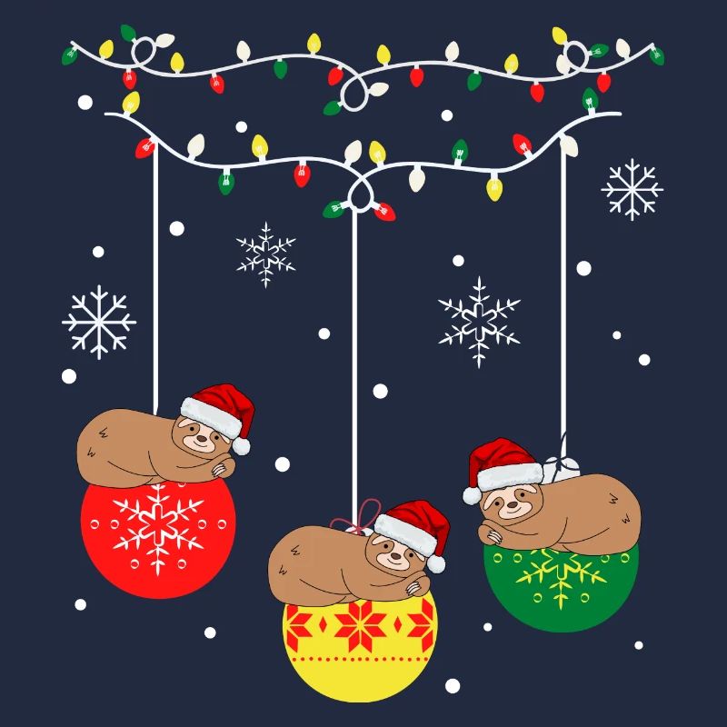Weihnachtsfaultier