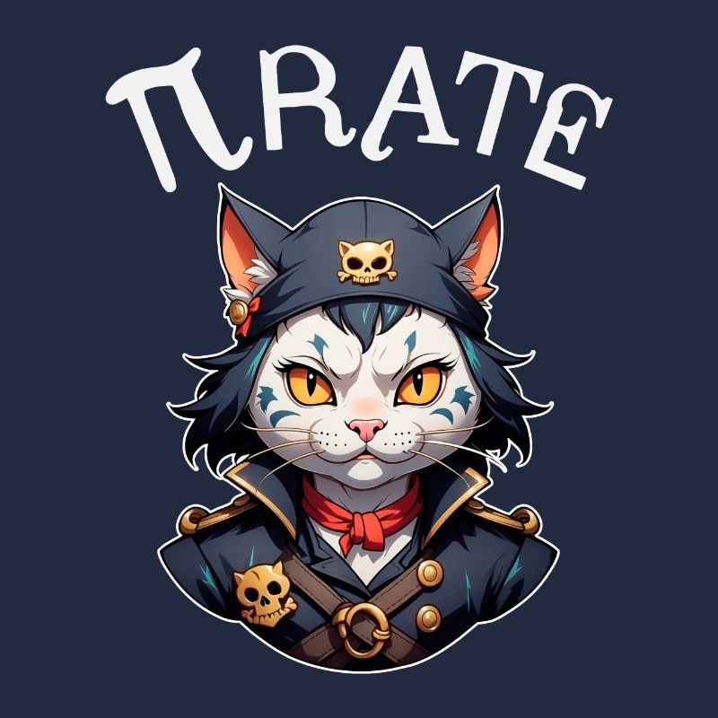 Chat pirate de Pi Day