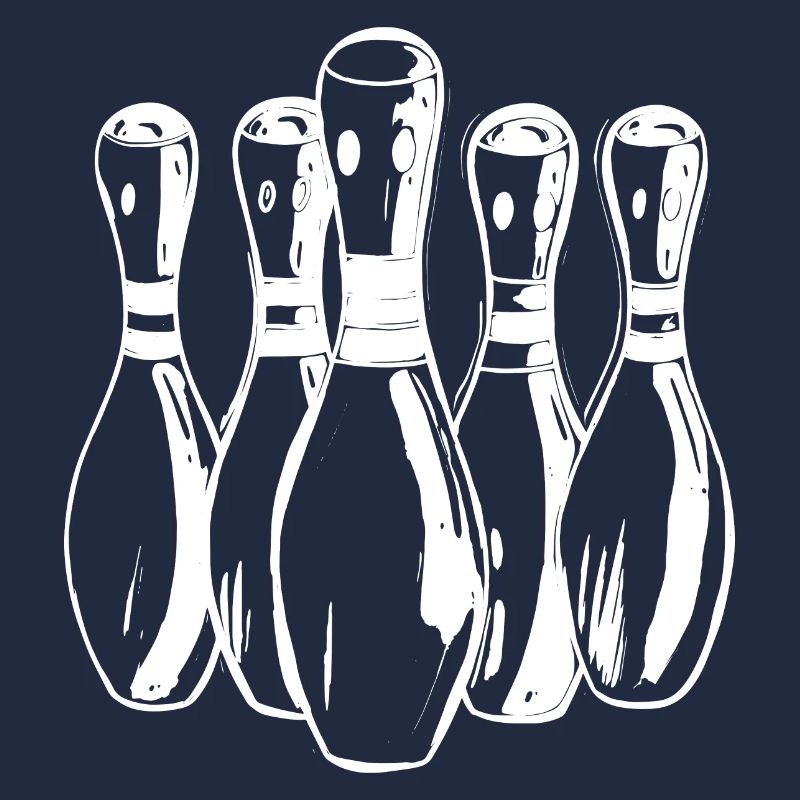 Cartoon Bowling Pins