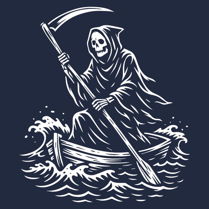 Conception de bateau Macabre Grim Reaper