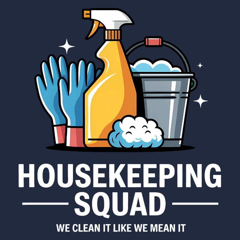 Funny Cleaning Design