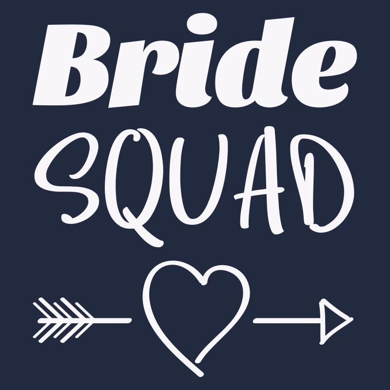 Braut Squad Herz Pfeil