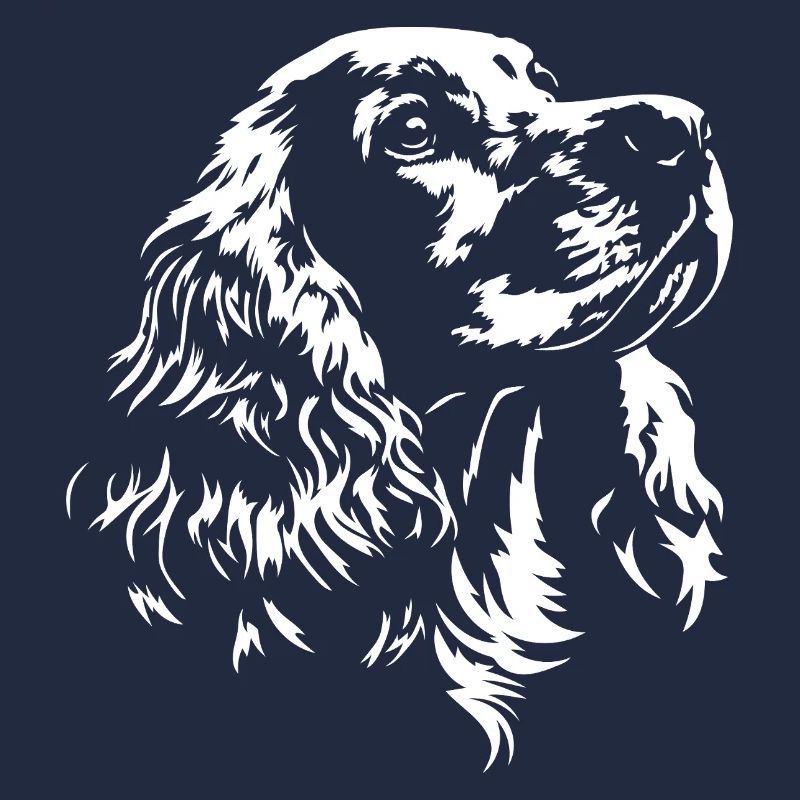 Chiens en silhouette du cocker espagnol anglais Wilsigns