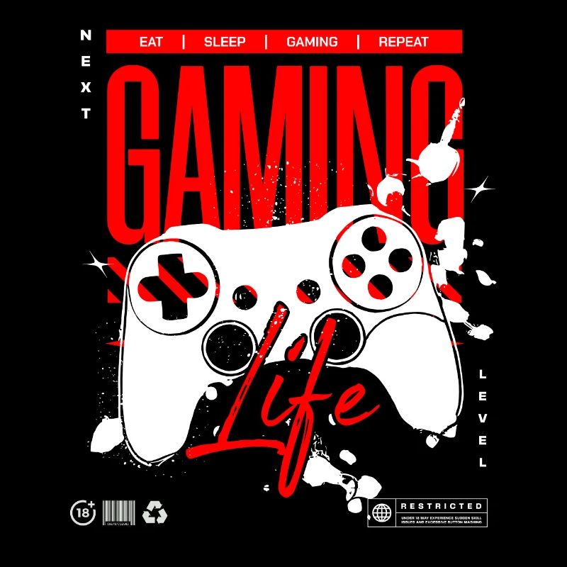 Next Level Gaming Life Controller T-Shirt