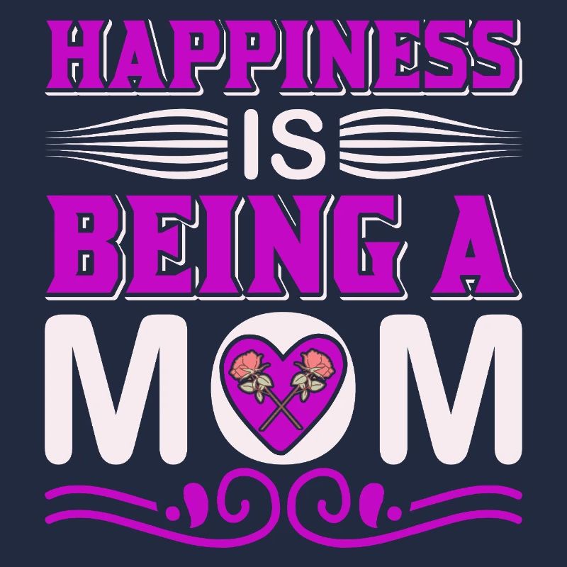 Glück ist, eine Mutter zu sein Mutterschaftsshirt