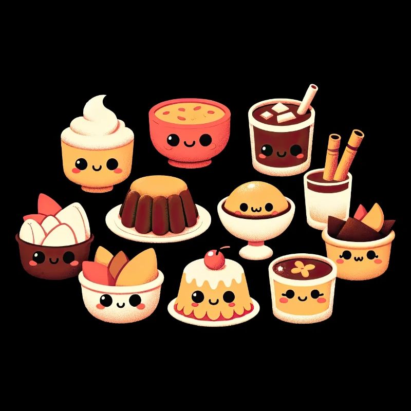 Niedliche Desserts Genuss