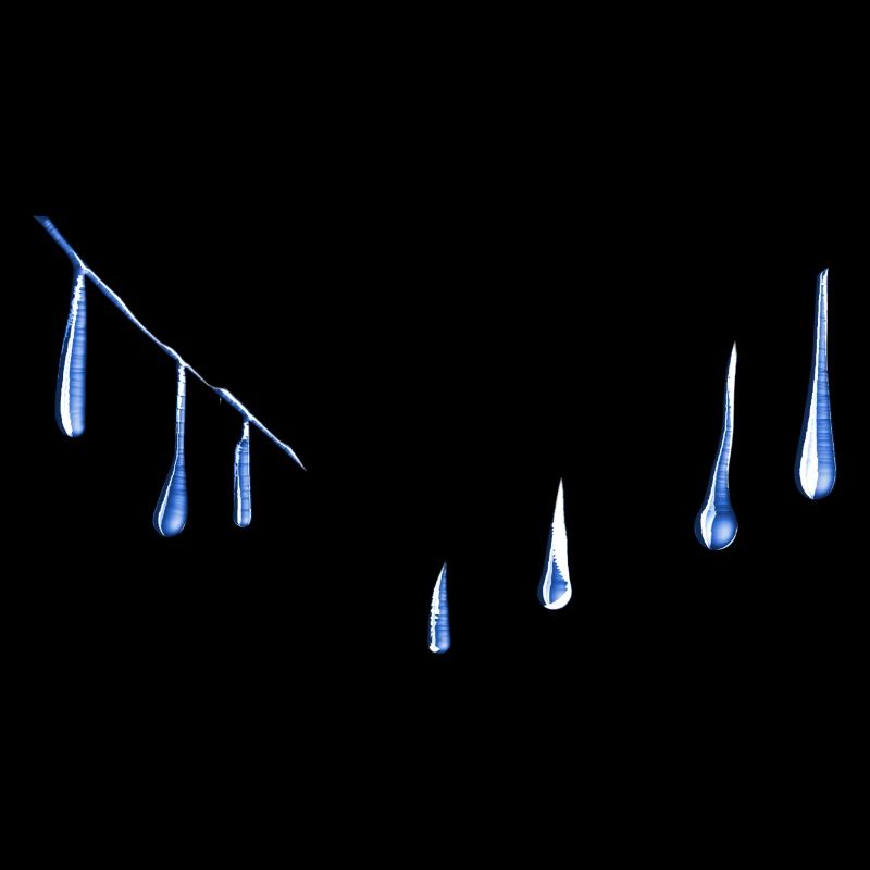 gouttes d’eau symbole eau bleue