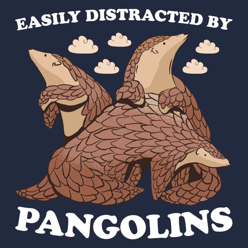 Facilement distrait par les pangolins Pangolin