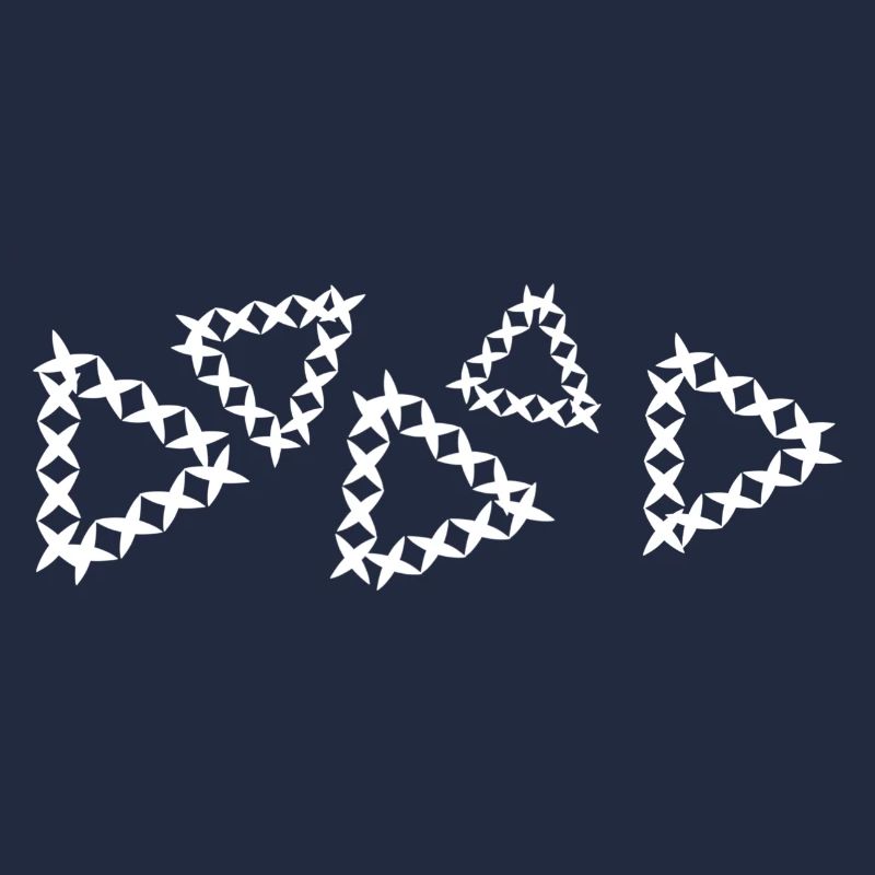 triangular shapes crosses