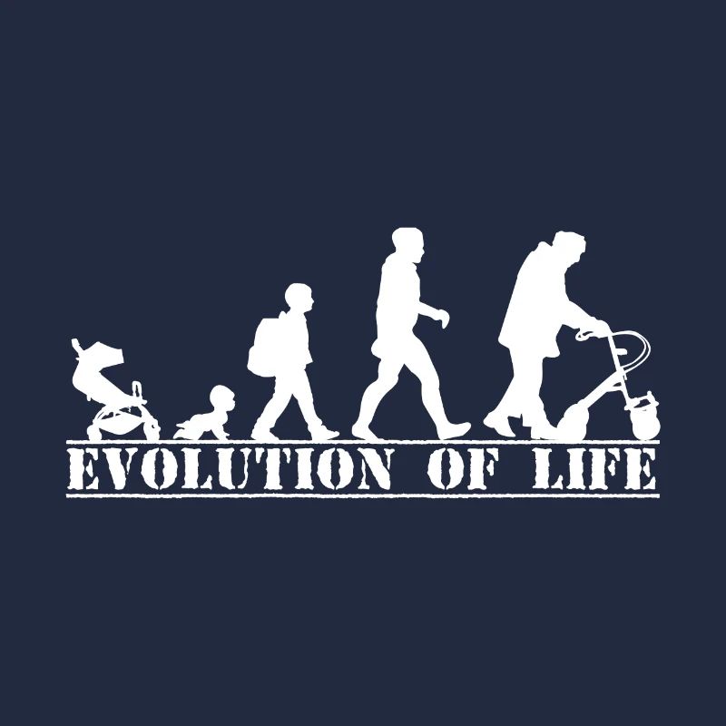 Rentner Opa Rollator Rente Evolution Geschenk