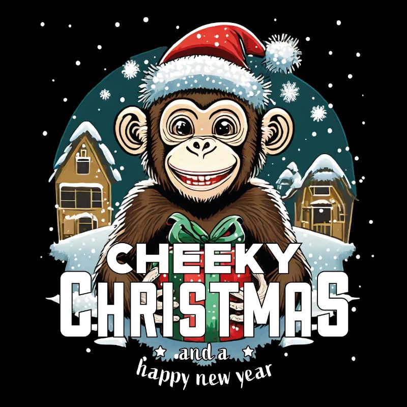 Singe de Noël - Noël effronté