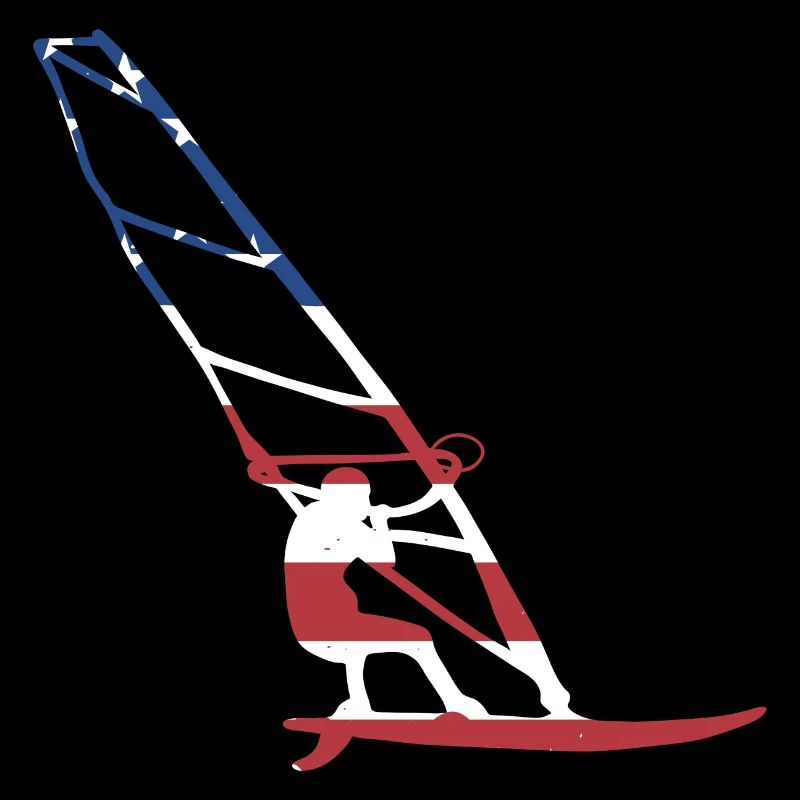 Sport Us Flag Windsurfing