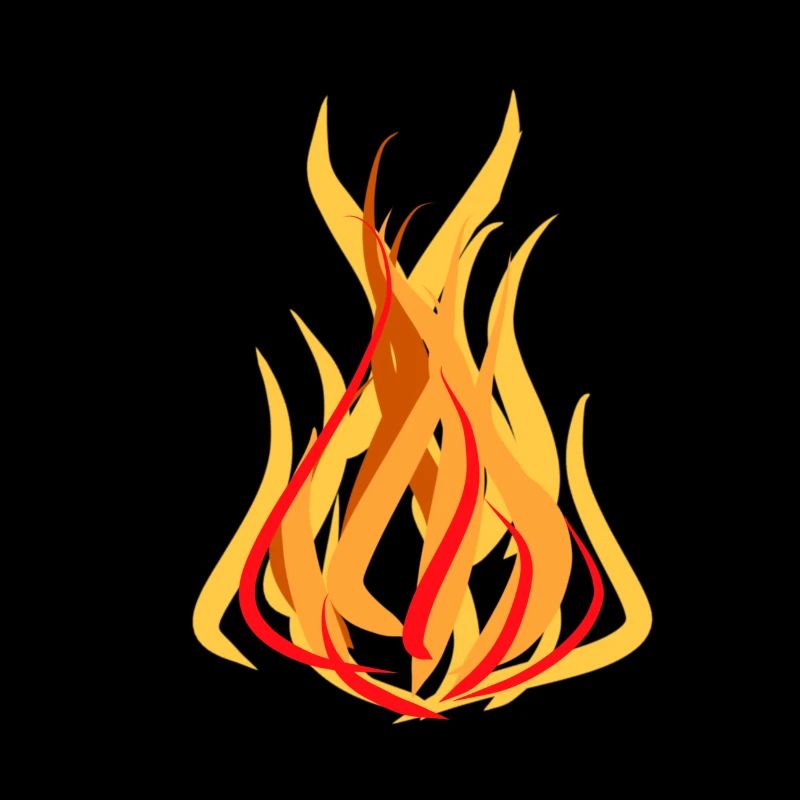 symbole de feu chaleur chaud