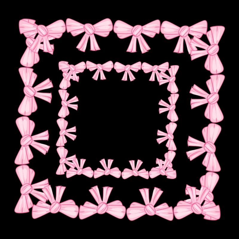 frame square square loop pink