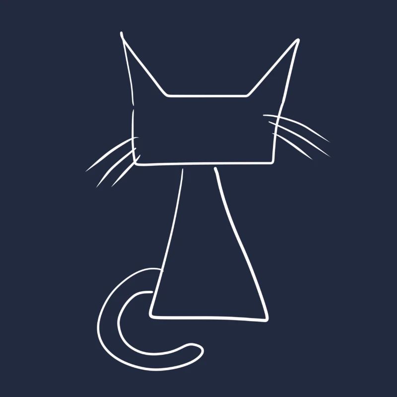 Chat Cartoon Symbole Angular Animal