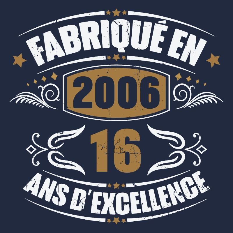 Fabriqué en 2006, 16 ans d'excellence