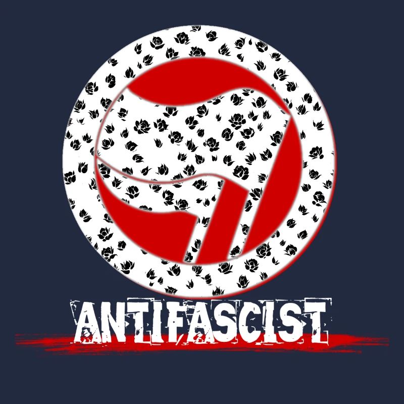 Anti-Fascist Flowers Antifa Alerta