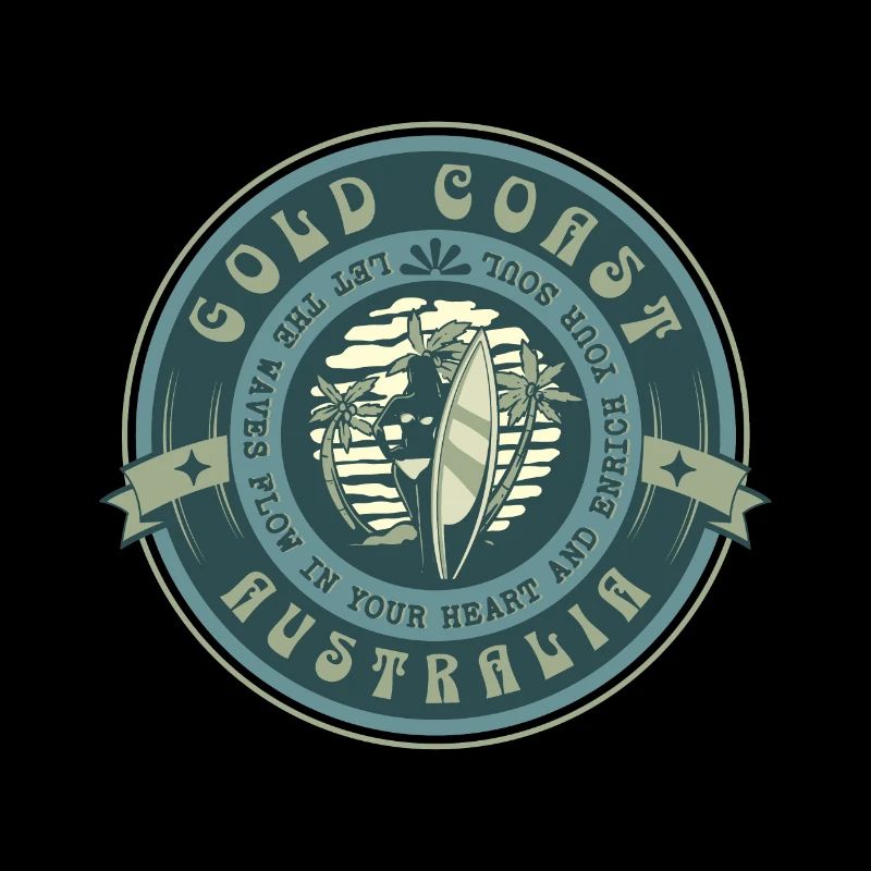Gold Coast Australien Surferin Mädchen