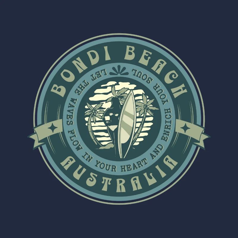 Bondi Beach Surfer Mädchen