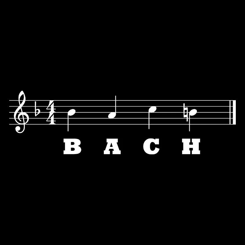 Cadeau de conception de chemise classique musique compositeur Bach