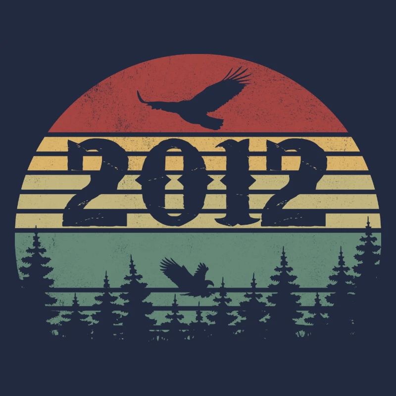 2012 Vintage Retro 2012 Geburtstagsgeschenk